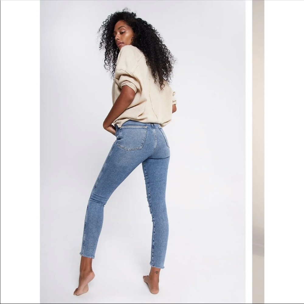 Free People Raw High-Rise Jegging - Sierra